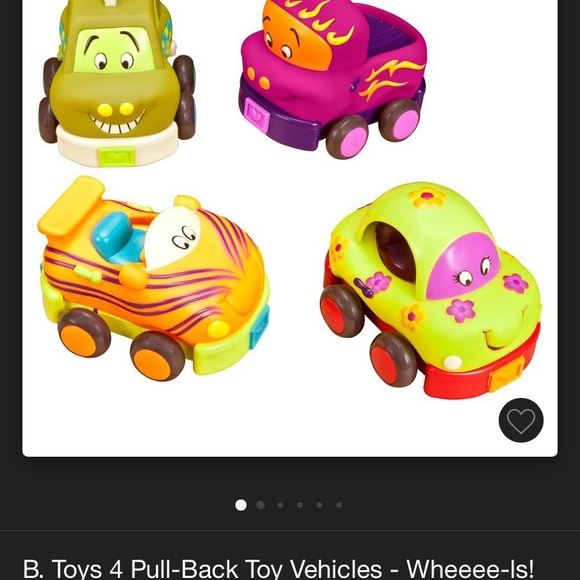 B. Toys 4 pull-back toy vehicles EUC - Picture 1 of 4